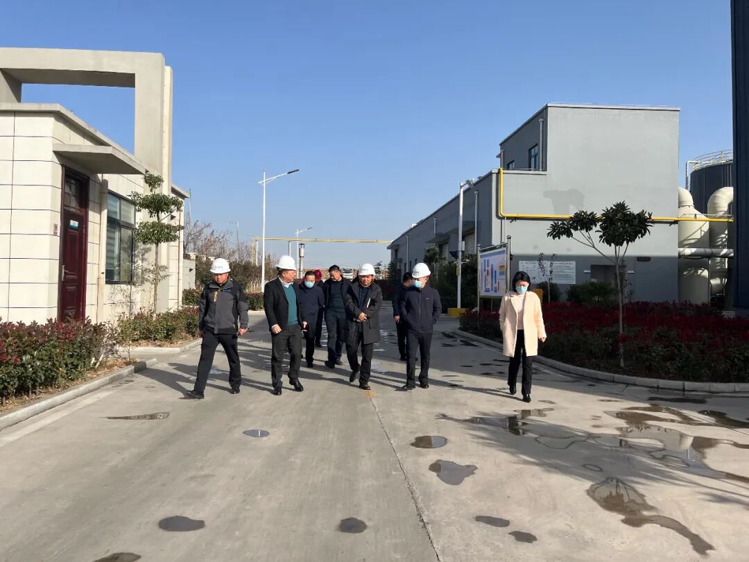 省住建厅城管处副处长李立政一行莅临我司下属单位新茂环保指导工作